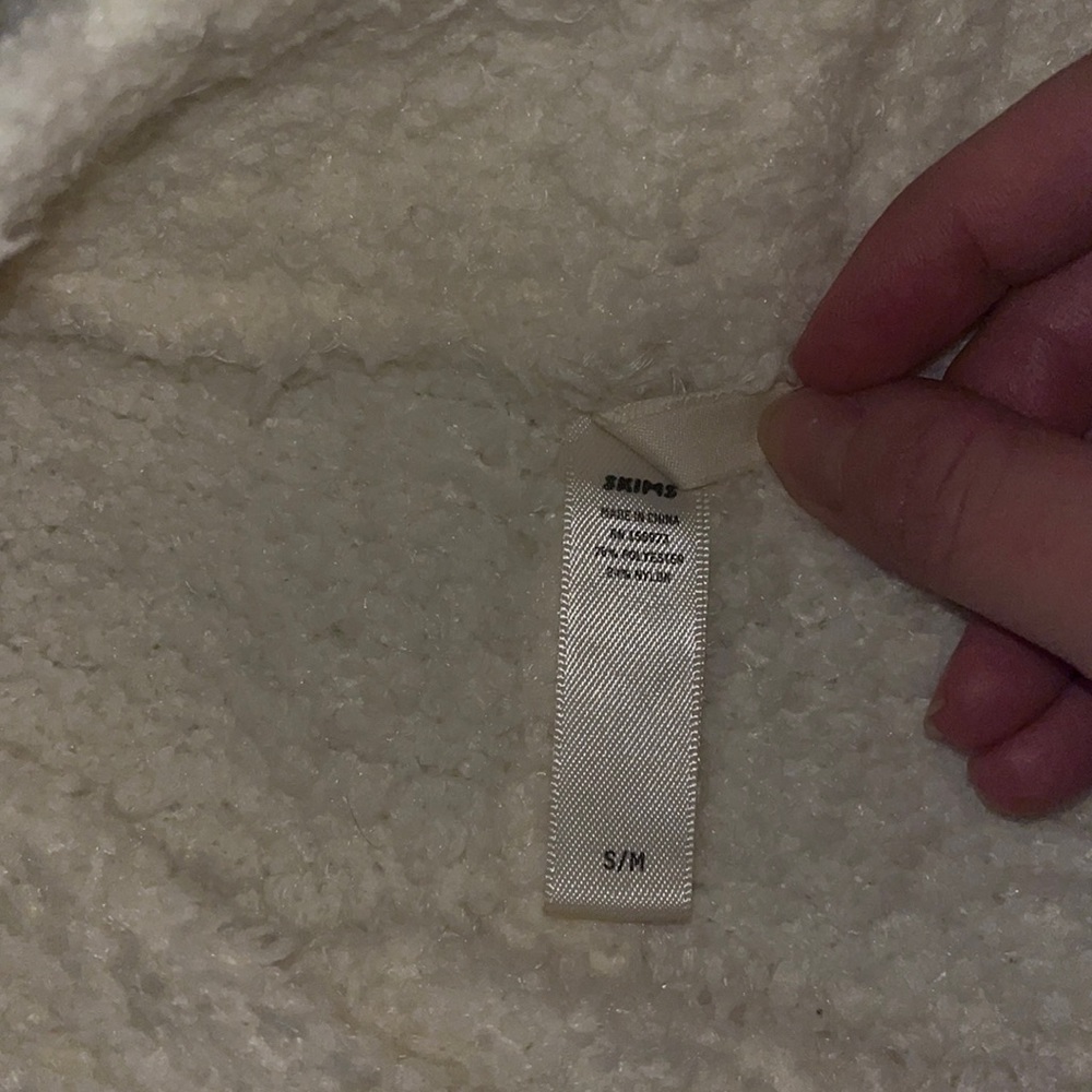 SKIMS cozy knit tank + shorts in bone - Picture 2 of 7